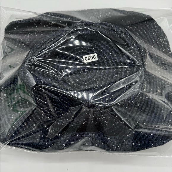 Boston Proper Navy Western‎ Woven Hat, O\\S. NWT main image 4